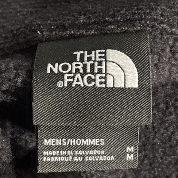 The North Face Men's Textured Cap Rock Fleece 1/4 Zip Pullover Black Medium - Picture 13 of 15